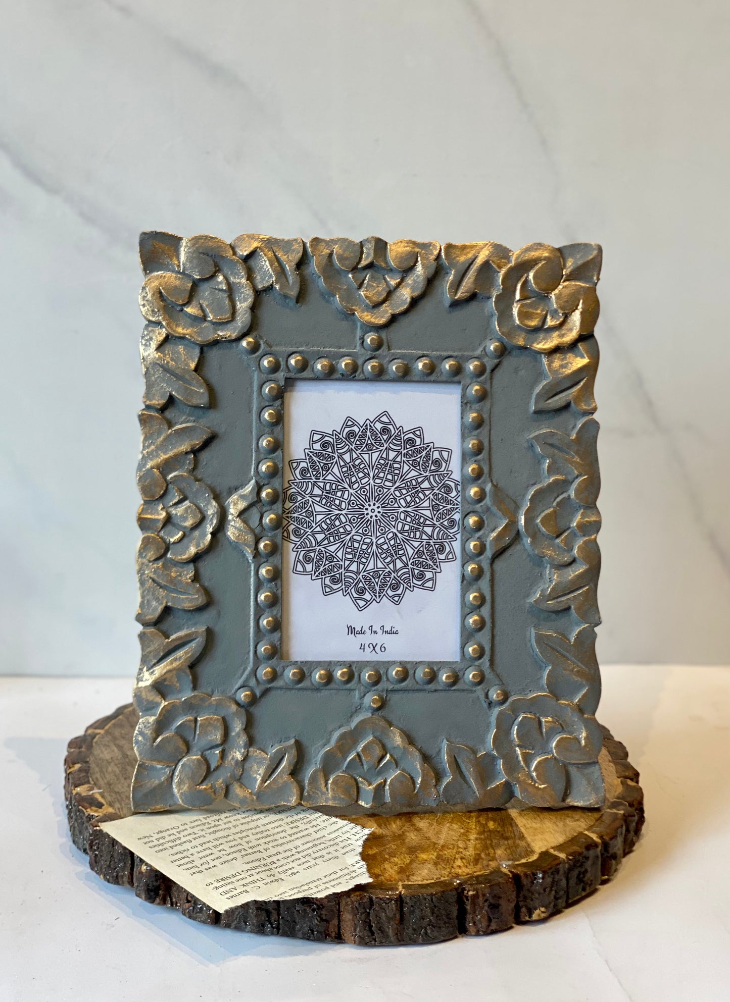 Carved photo frame