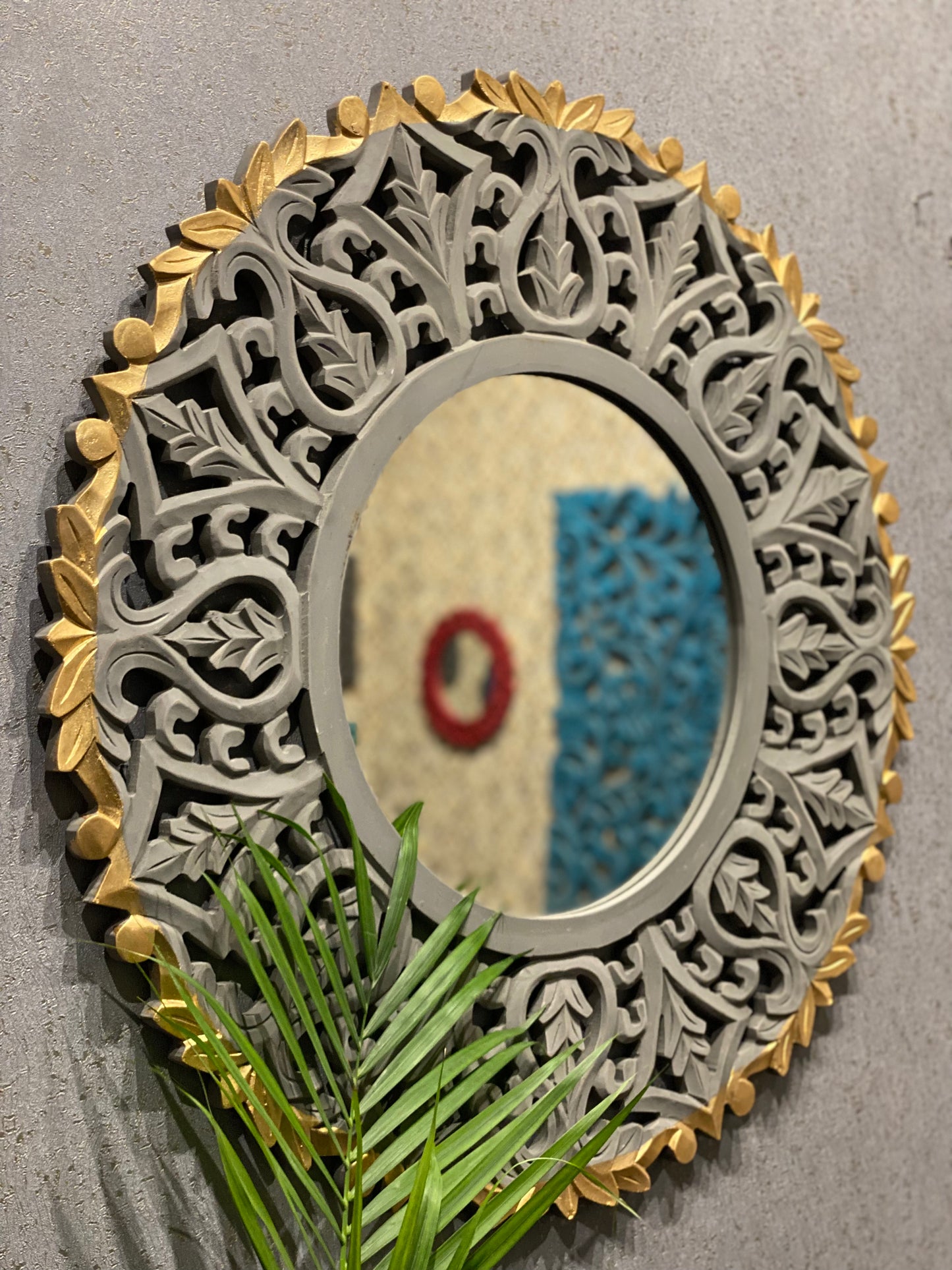 Carved Mirror