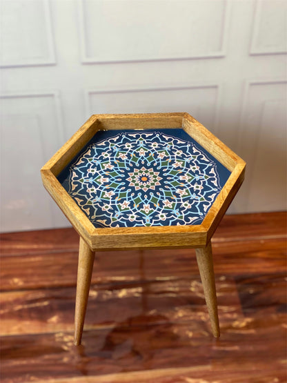 Mandala Hex Table