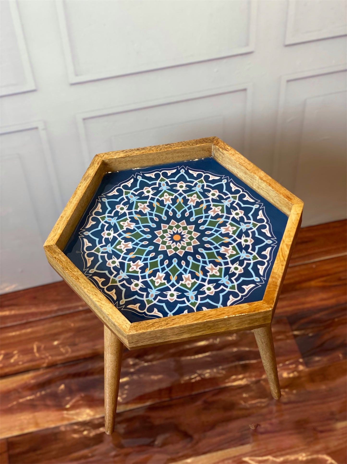 Mandala Hex Table